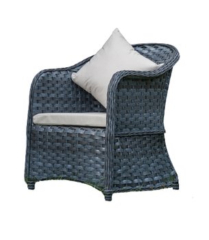 Fotel BELLO GIARDINO MODERNO, szary, 56x70x89 cm - Bello Giardino