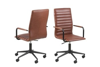 Fotel biurowy ACTONA WINSLOW, brązowo-czarny, 45x58x103 cm - Actona