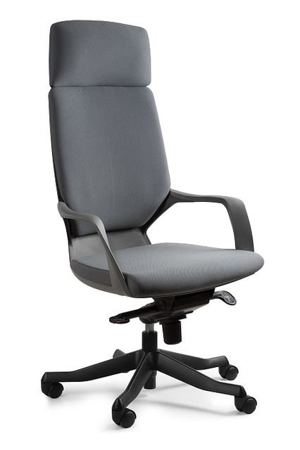 Фото - Комп'ютерне крісло Unique Fotel biurowy, Apollo, slategrey, czarny 