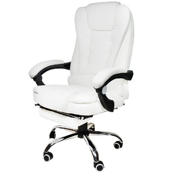 Fotel biurowy ELGO P, biały, 127x51x52 cm - ELGO
