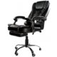 Fotel biurowy ELGO P, czarny, 127x51x52 cm - ELGO