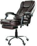 Fotel biurowy ELGO P/M, ciemnobrązowy, 127x51x52 cm - ELGO