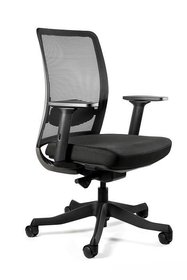 Fotel biurowy, ergonomiczny, Anggun - M, czarny-Zdjęcie-0