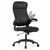 Fotel Biurowy Ergonomiczny Krzesło Obrotowe Materiałowy Czarny Sense7 Revo SENSE7