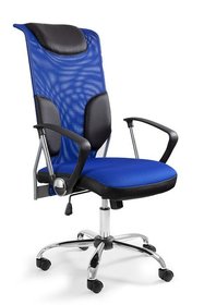 Fotel biurowy, ergonomiczny, Thunder, niebieski-Zdjęcie-0