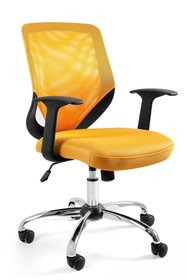 Fotel biurowy, Mobi, żółty-Zdjęcie-0