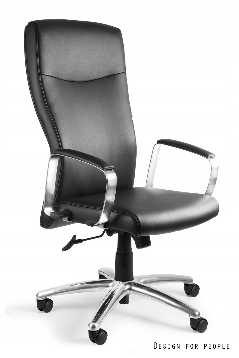 Фото - Комп'ютерне крісло Unique Fotel biurowy obrotowy Adella skóra naturalna 