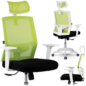 Fotel biurowy obrotowy krzesło biurowe mikrosiatka Rotar zielony Sofotel - SOFOTEL