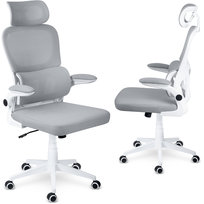 Fotel biurowy obrotowy krzesło biurowe mikrosiatka Sofotel Formax szary