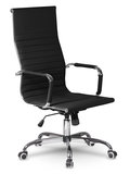 Fotel biurowy obrotowy, krzesło biurowe, profilowany, czarny, Sofotel Tokio - SOFOTEL