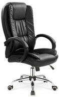 Fotel biurowy PROFEOS Ariel, czarny, 75x64x118 cm - Profeos