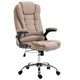 Fotel biurowy vidaXL, taupe, 119x64x68 cm - vidaXL