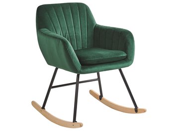 Fotel bujany BELIANI Liarum, zielony, 80x51x70 cm - Beliani