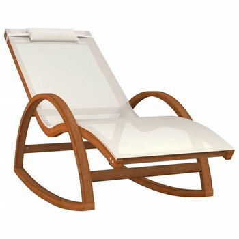 Fotel bujany ogrodowy biały 182x74x100 cm - Zakito Europe