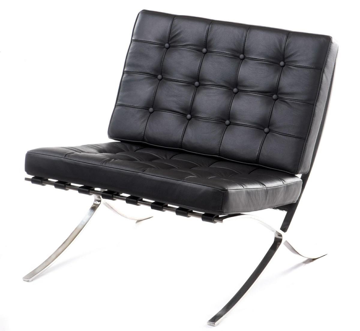 Fotel D2.DESIGN BA1, czarny, 75x77x78 cm