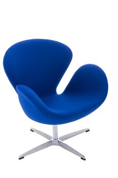 Fotel D2.DESIGN Cup, niebieski,  65x72x76 cm - D2.DESIGN