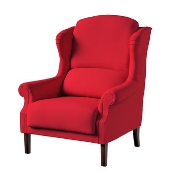 Fotel DEKORIA Cotton Panama, czerwony, 85x74x107 cm - Dekoria