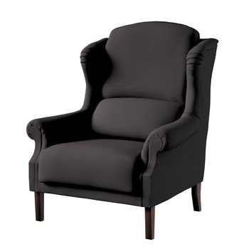 Fotel DEKORIACotton Panama, czarny, 85x74x107 cm - Dekoria