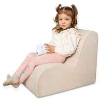Fotel dziecięcy worek fasoli, sofa do zabawy do pokoju dziecięcego, stabilna i wygodna, mini sofa worek fasoli - sofa dziecięca 50x40x58 cm