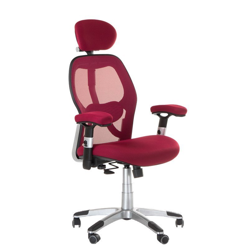 Fotel Ergonomiczny Corpocomfort Bx-4144 Czerwony