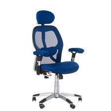 Fotel ergonomiczny CorpoComfort BX-4144 Niebieski - BeautySystem