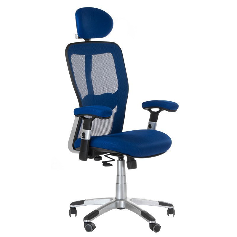 Fotel Ergonomiczny Corpocomfort Bx-4147 Niebieski