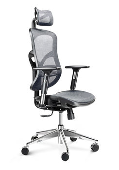 Fotel ergonomiczny Diablo V-Basic czarno-szary - Diablo Chairs
