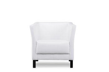 Fotel ESPECTO biały, 74x71x67, ekoskóra  - Konsimo