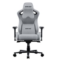 Fotel gamingowy Anda Seat Kaiser 2 XL Pro materiałowy szary obrotowy
