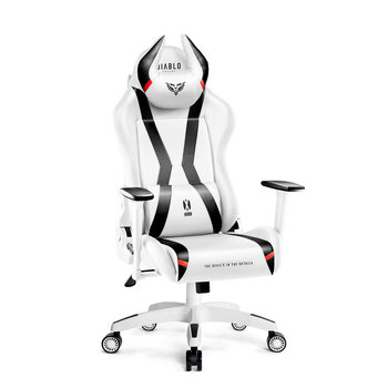 Fotel gamingowy Diablo X-Horn 2.0 biało-czarny Normal Size - Diablo Chairs