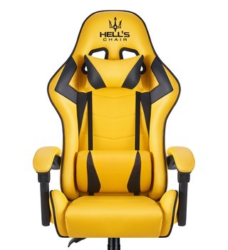 Fotel gamingowy Hell's Chair HC-1007 Yellow Żółty Cyber  - Hells