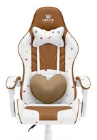 Fotel Gamingowy Hell's Chair Rainbow 2.0 Beżowy