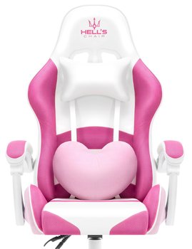 Fotel gamingowy Hell's Chair Rainbow Hexagon Różowy - Hells