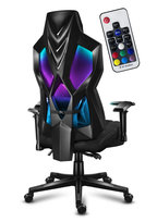 Fotel gamingowy Huzaro Combat 6.2, Czarne z podświetleniem RGB