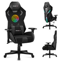 Fotel gamingowy Huzaro Combat 7.6 RGB, z podświetleniem, wentylatorem w oparciu, regulowane podłokietniki