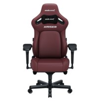 Fotel gamingowy Kaiser 4 L Anda Seat skórzany bordowy