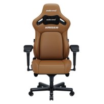 Fotel gamingowy Kaiser 4 L Anda Seat skórzany brązowy