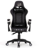 Fotel gamingowy, krzesło Gracza INFINI Five White