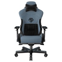Fotel gamingowy materiałowy do biura T-Pro 2 niebieski XL Anda Seat obrotowy