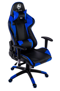 Fotel gamingowy PRESTO C50, niebieski, 60x70x135 cm - Presto