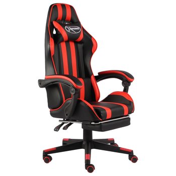 Fotel gamingowy VIDAXL, czarno-czerwony, 62x69x130 cm - vidaXL