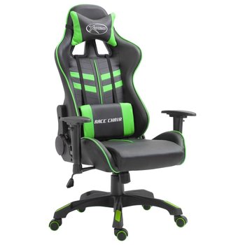 Fotel gamingowy vidaXL, zielony, 125x68,5x68 cm - vidaXL