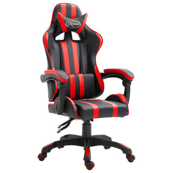 Fotel gamingowyVIDAXL, czerwony, 125x68,5x68 cm - vidaXL
