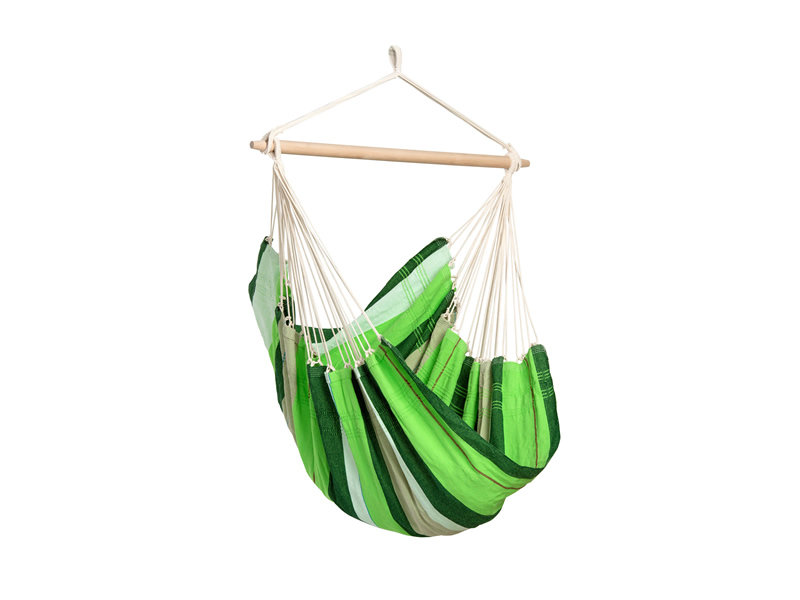 Fotel hamakowy AMAZONAS Brasil, zielono-ciemnozielony, 150x110 cm