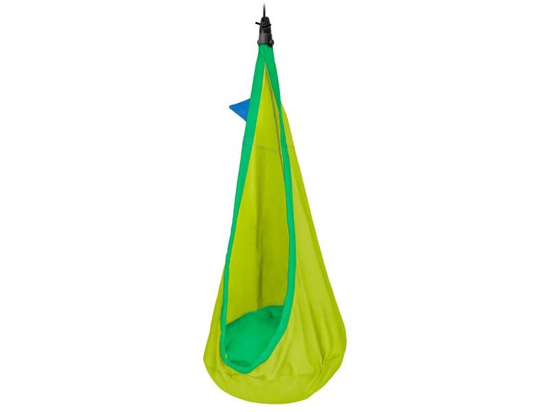 Fotel hamakowy dla dzieci LA SIESTA Joki, zielony, 70x150 cm