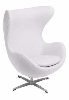 Fotel Jajo biały kaszmir K3 Premium - D2.DESIGN