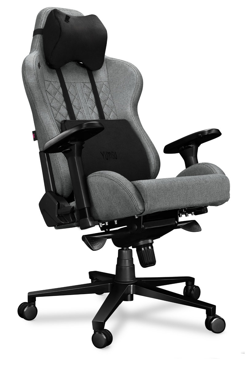 Fotel komputerowy biurowy YUMISU 2050 Cloud Black Tkanina-Zdjęcie-0