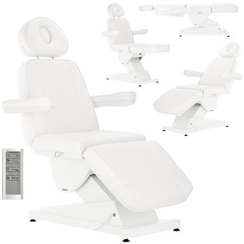 Fotel kosmetyczny elektryczny do salonu kosmetycznego pedicure regulacja 4 siłowniki Sebastian - ENZO