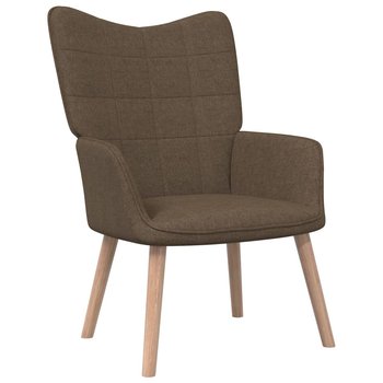 Fotel kratkowany brązowy, 61,5x69x95,5 cm - Zakito