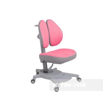 Fotel/krzesło ortopedyczne do biurka RÓŻ regulacja - Fun Desk